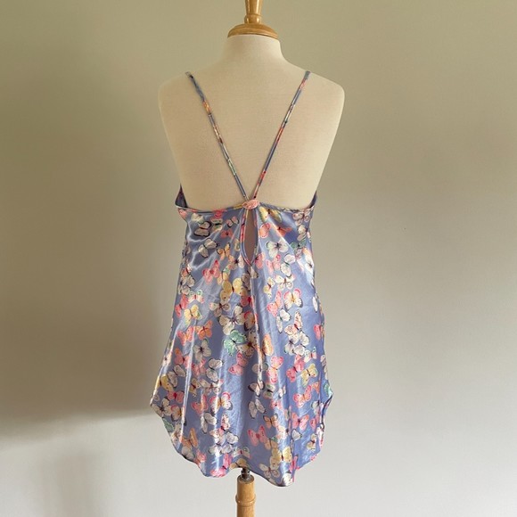 3pc Vintage Amelia’s Butterfly Robe + Slip SET - Picture 4 of 12